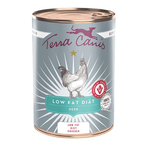 Terra Canis Low Fat Diät 400g-Dose Hundenassfutter