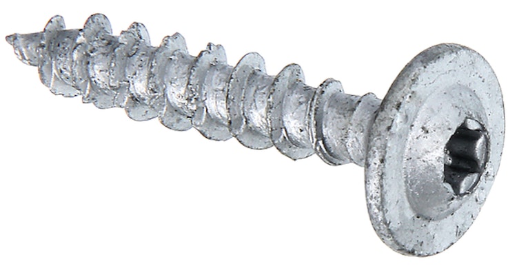 Alberts® Holzschraube Speed ZnAl silber SxL ⌀7x40 mm Box à 4 St. 