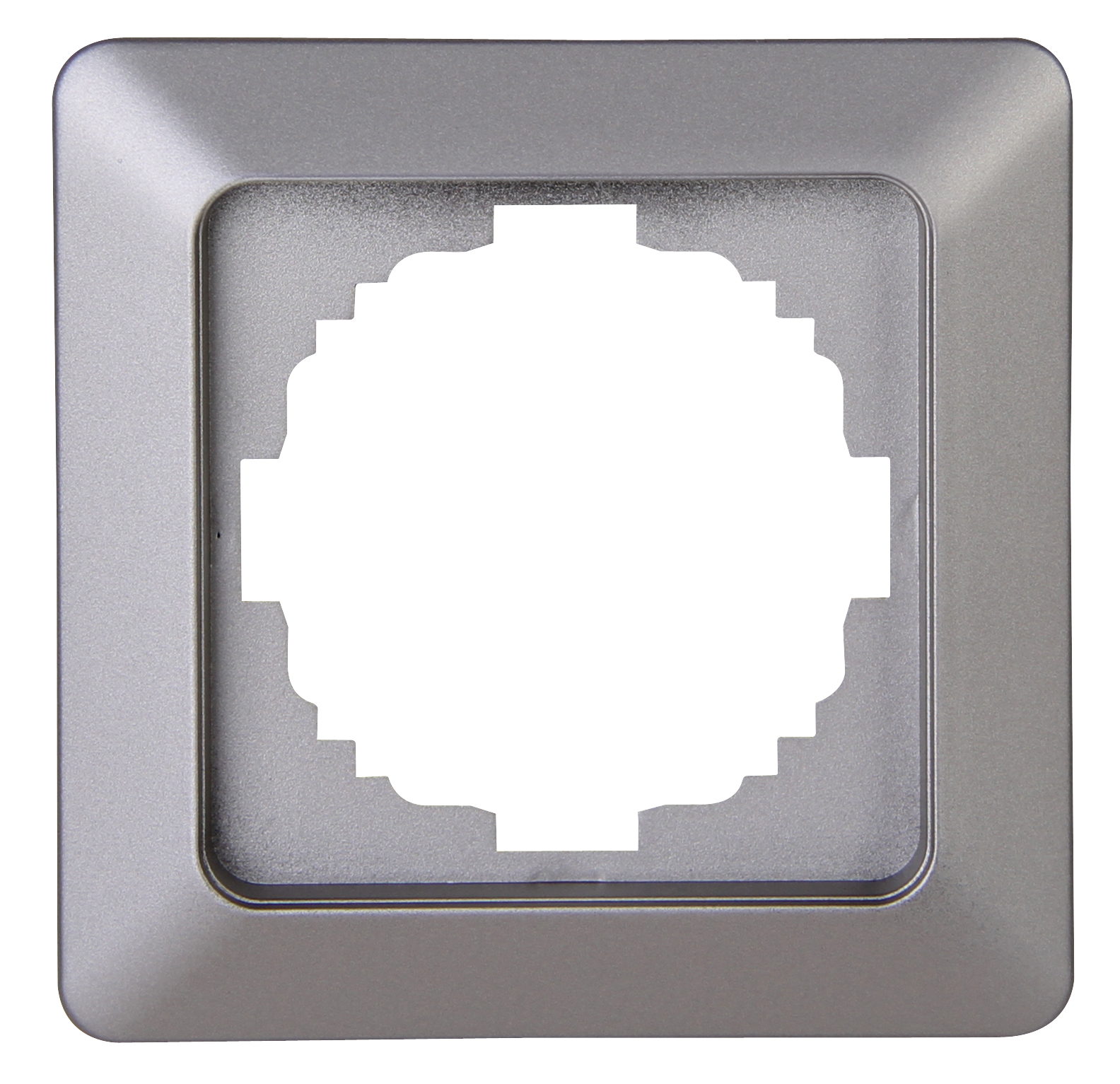 Kopp Abdeckrahmen MILANO 1-fach stahlfarben