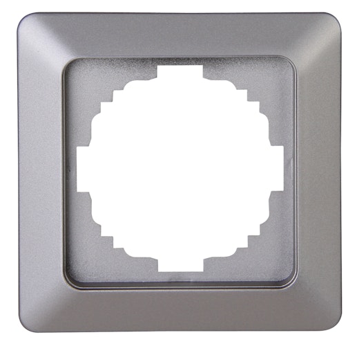 Kopp Abdeckrahmen MILANO 1-fach stahlfarben