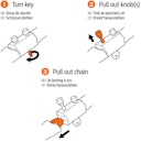 Vorschaubild Axa Kettenschloss Hawk