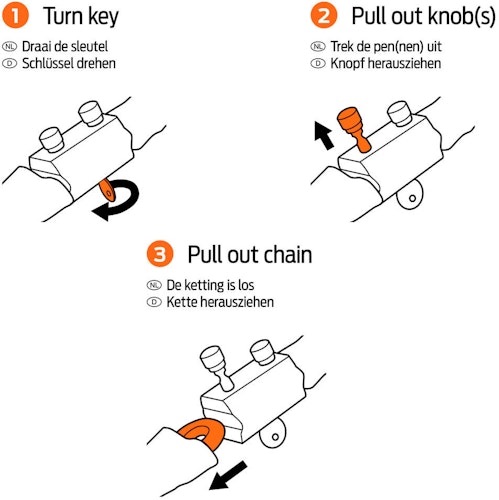 Axa Kettenschloss Hawk