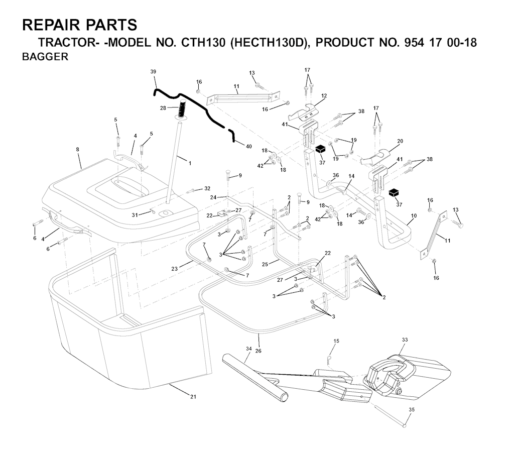 Explosionszeichnung Ersatzteile