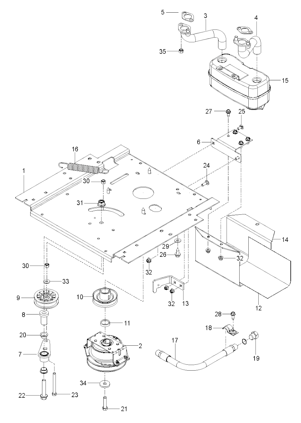 Explosionszeichnung Ersatzteile