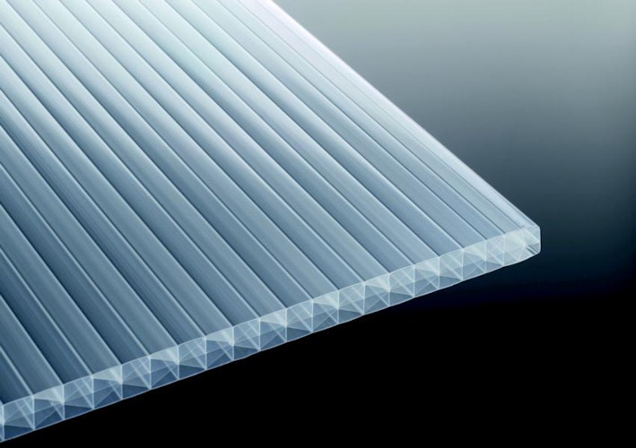 T&J TEJEPOLY HEATBLOC 25 X-Struktur Stegfünffachplatte Weiß-Opal