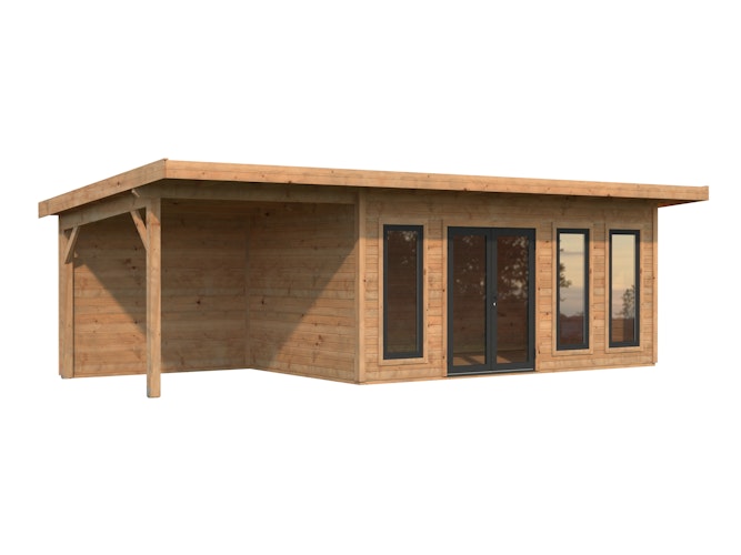 Palmako Gartenhaus Aurelia 15,2+7,9 m² - 44 mm