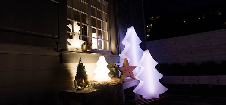 8 seasons design LED-Dekoleuchte Shining Tree (RGB), verschiedene Größen