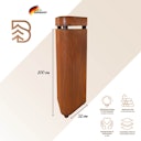 Vorschaubild Badeko Metallsäule Bregenz inkl. Schale ,,Konstanz" in Edelrostoptik