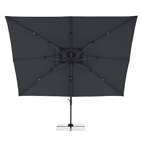 doppler Pendelschirm LIFE 300 x 400 Side, Aluminium Anthrazit / 100 % Polyester 180 g/m² 