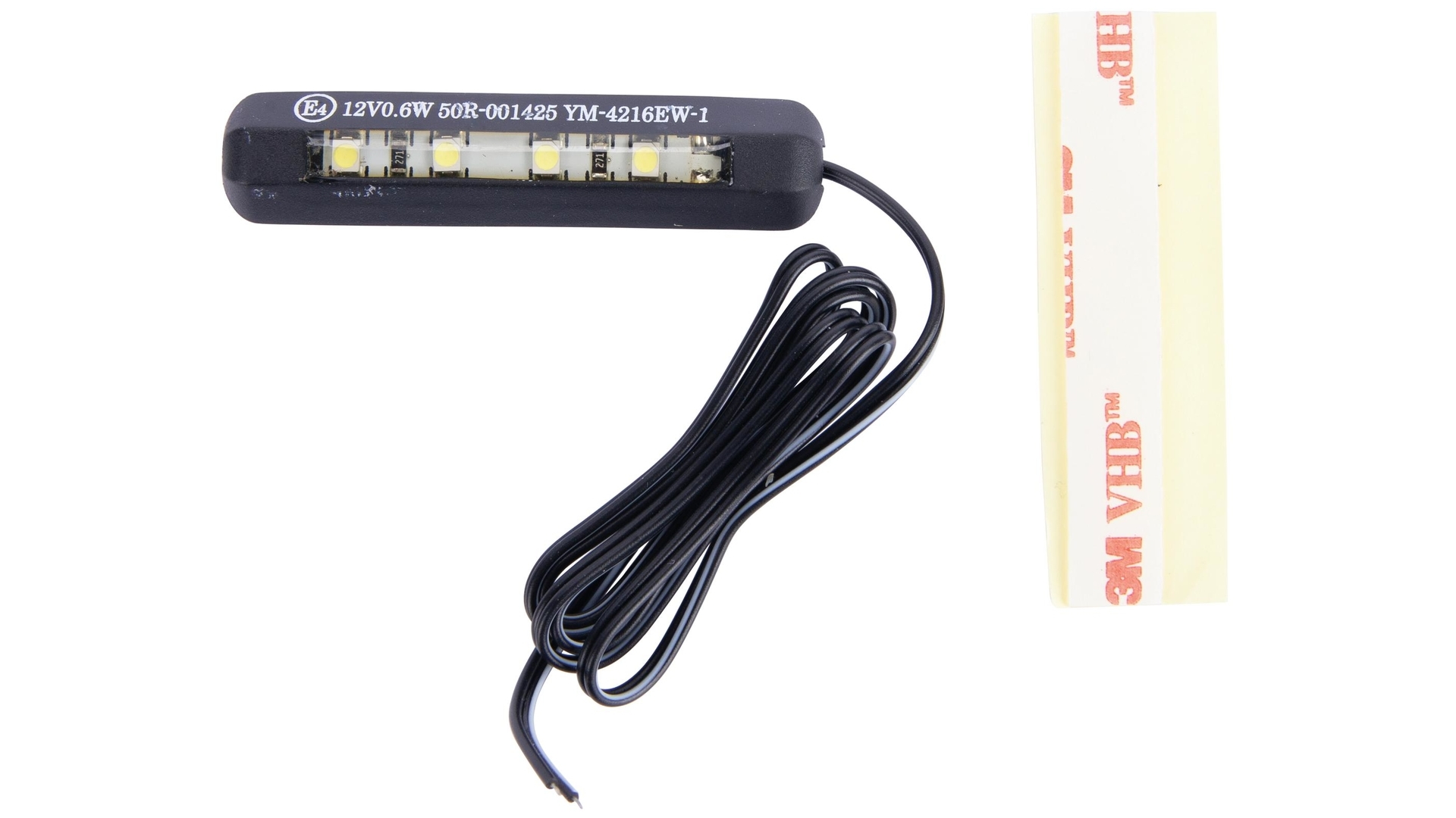 Spec X LED-Kennzeichenleuchte Schwarz