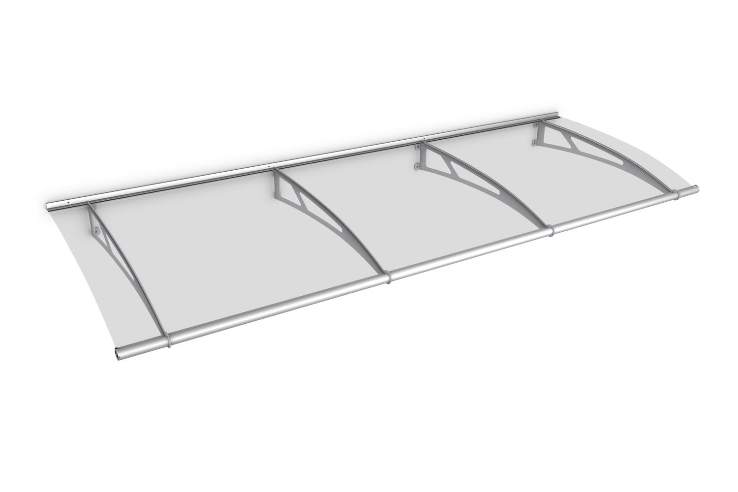 Thumbnail - Gutta Pultvordach PT/L Edelstahl 4 mm, klar L(W)270