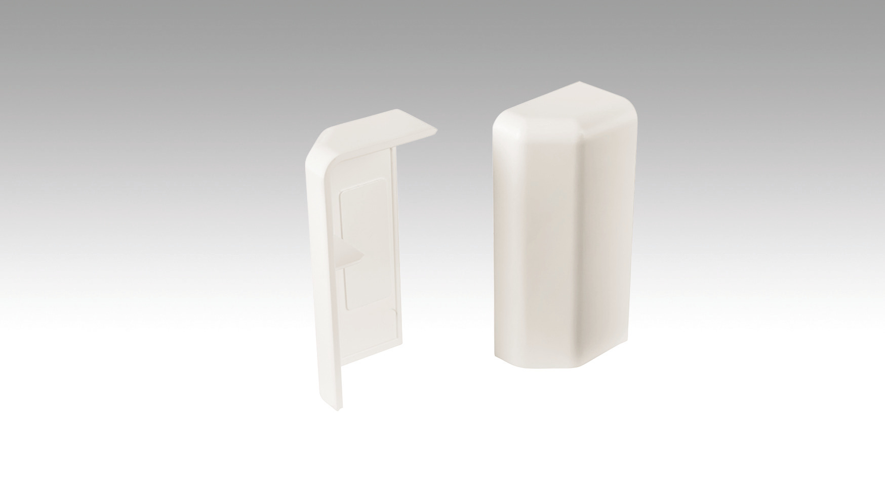 Thumbnail - MEISTER Endkappen Fußleiste Profil 15MK/20PK/20PK Aqua (je 1 Stk. L|R / VPE)  Weiß 2001