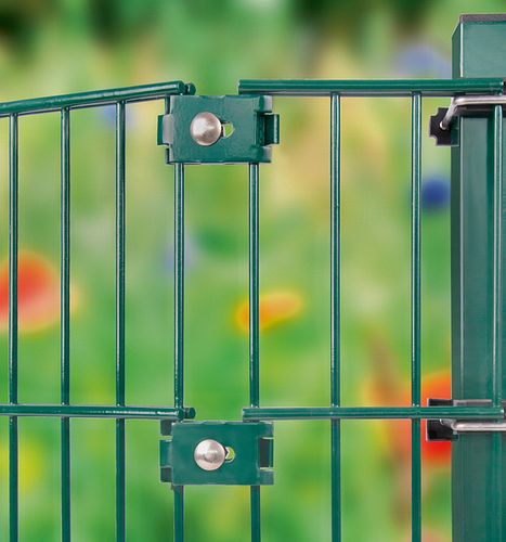 Alberts® Eckverbinder für Doppelstabmatten 6/5/6 VE 2 Stück