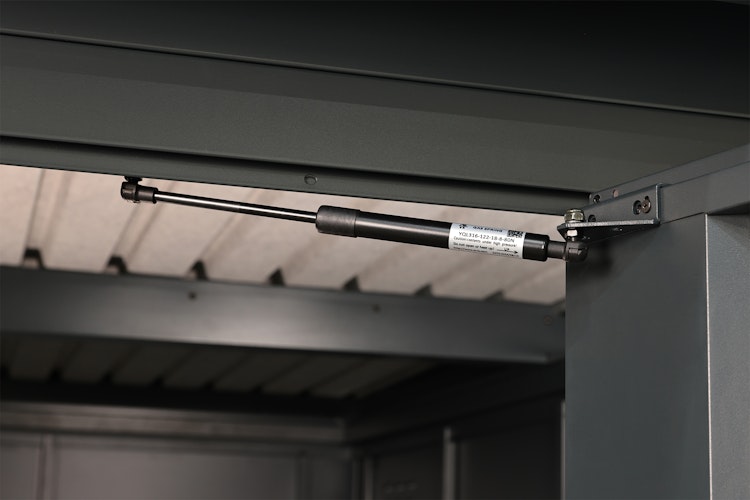 Wolff Finnhaus Premium Metall Gartenhaus Hakon 2424 Anthrazit