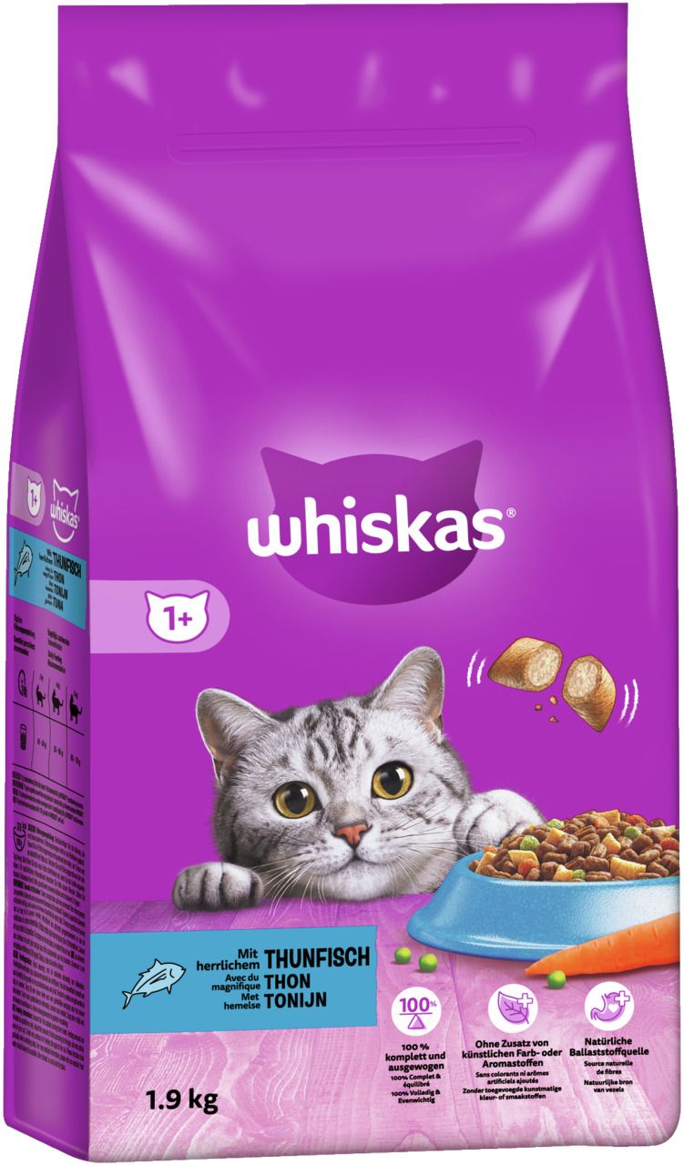 Whiskas Adult 1+ Thunfisch Katzentrockenfutter