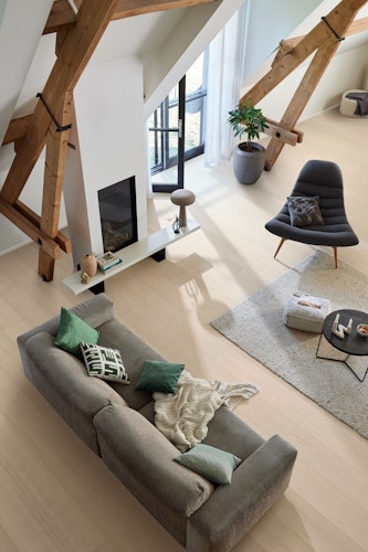 MEISTER Lindura-Holzboden HD 400 Eiche natur perlweiß gebürstet 20229 - ultramattlackiert 5G Dry®