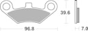 Vorschaubild SBS Bremsbelag 914SI Offroad Sinter