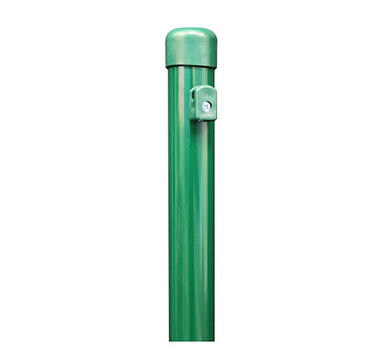 Alberts® Zaunpf.,sendzimirver.grün Kst.b.,L2000mm,Pfostenst.⌀34mm,Geflechth.1500mm 615260