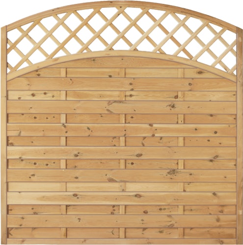 T&J MAXI DOPPELBOGEN 1 Lamellenzaun 180 x 180/160 cm 