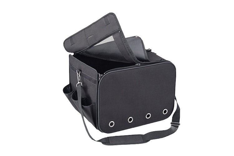 NOBBY Autositztasche "MERLO" grau 40 x 34 x 30 cm