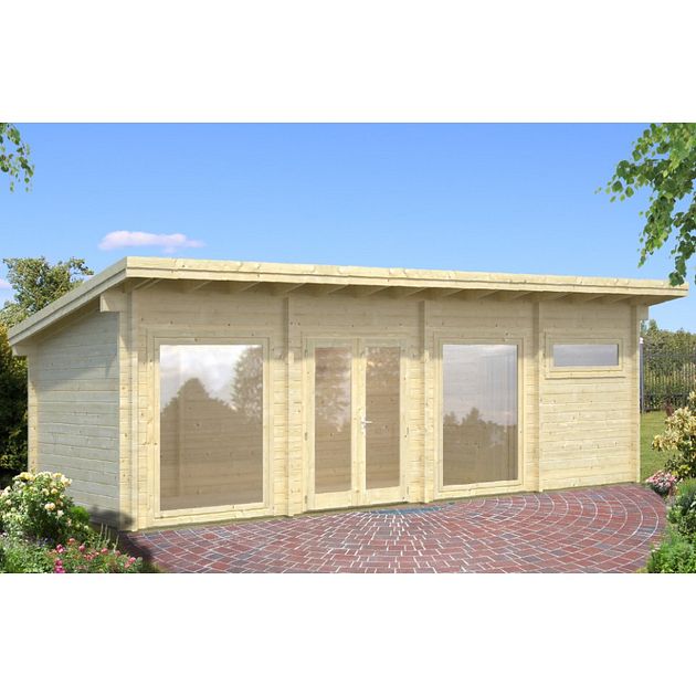 Palmako Gartenhaus Heidi 22,8 m² - 70 mm online kaufen