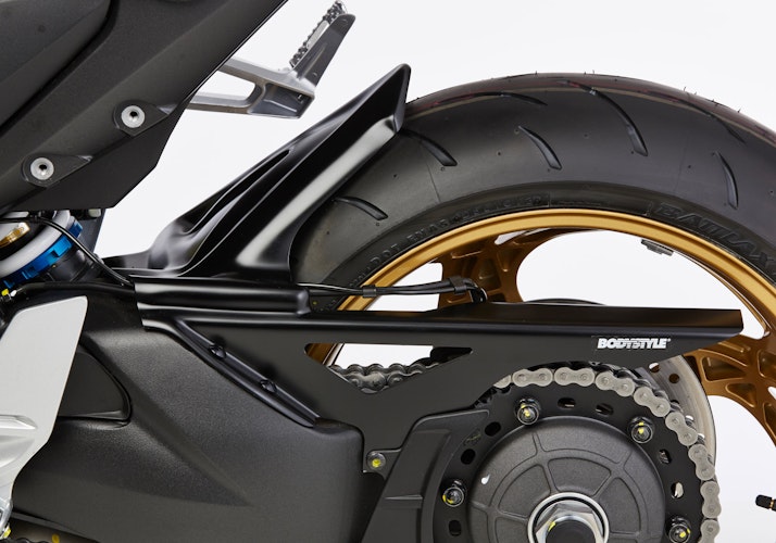 BODYSTYLE Sportsline Black Hinterradabdeckung ABS Kunststoff schwarz-matt für HONDA CB1000R 