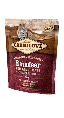 CARNILOVE Energy & Outdoor Reindeer Katzentrockenfutter