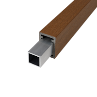 Fiberdeck Brise soleil Stabilisierungsleiste L-385 cm Alu, 1 Set = 4 Leisten  0 cm