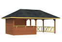 Vorschaubild Palmako Pavillon Bianca 16,6 m² Set 3