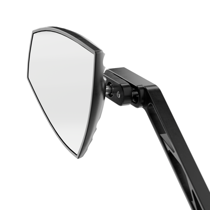 HIGHSIDER pro Spiegel Wave Schwarz/Schwarz (Paar)