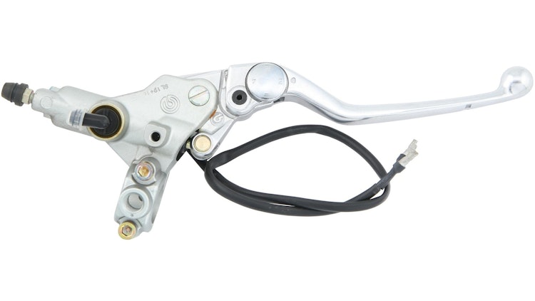 Brembo Hauptbremszylinder Handbremszylinder PSC16 silber, Hebel verstellbar