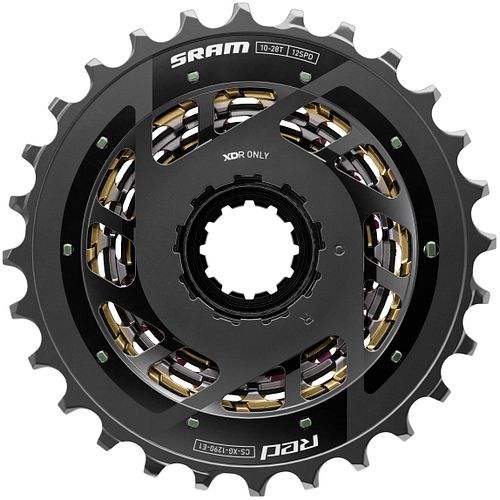 SRAM Kassette Red XG-1290 E1 12-fach bunt 10-11-12-13-14-15-16-17-19-21-24-28 Zähn