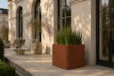 Vorschaubild Premium Hochbeet aus Cortenstahl mit Rostpatina 80 x 80 x 75 cm