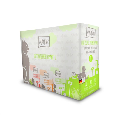 MJAMJAM Mixpaket 12 x 125 Gramm Katzennassfutter