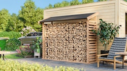Karibu Kaminholzunterstand Brennholzlager 1/2