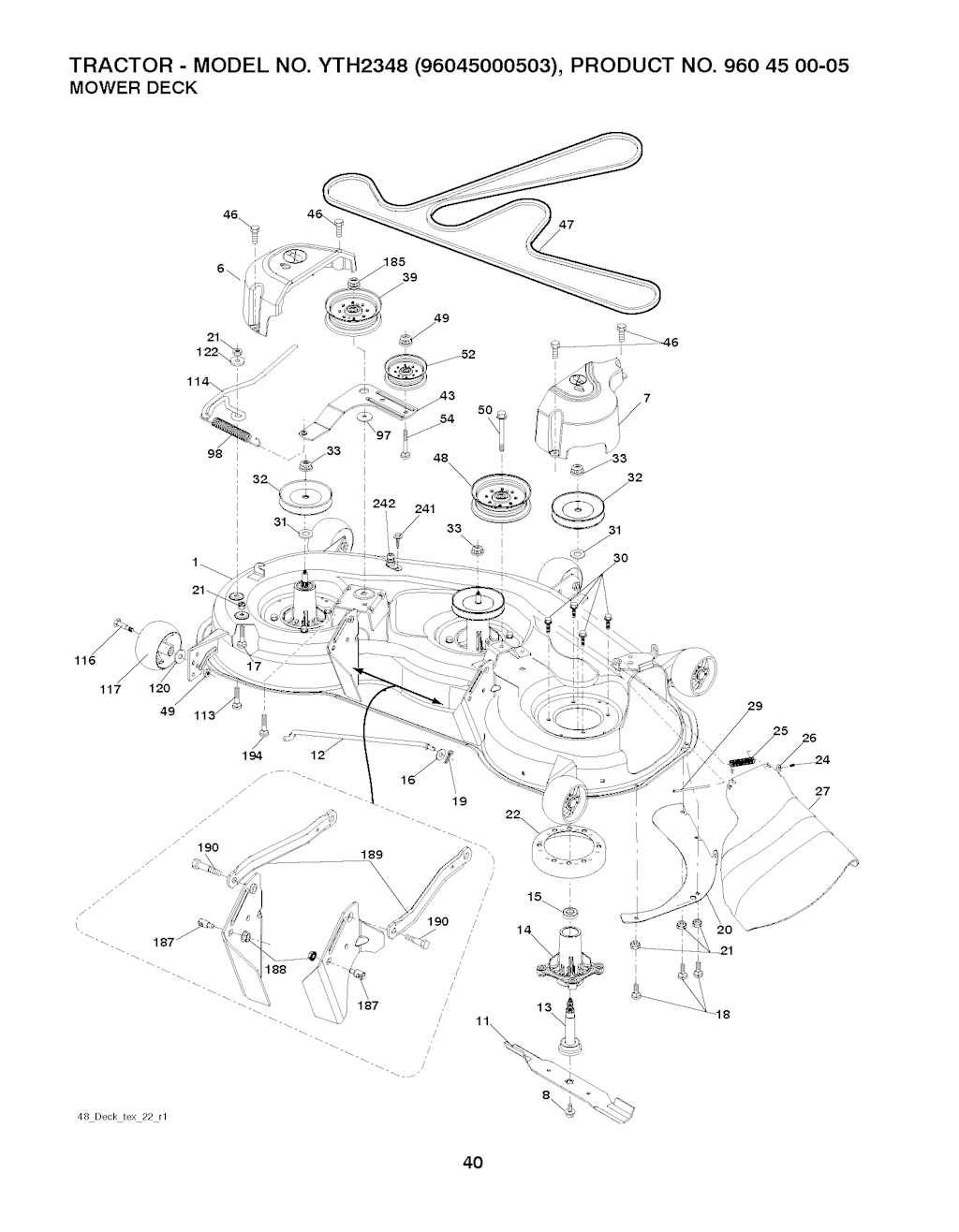 Explosionszeichnung Ersatzteile