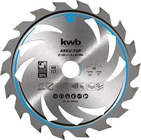 kwb Akku Top Sägebl HM Mit-Dü 160x20 Z20 584554