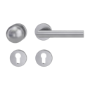 Vorschaubild Griffwerk Wechselgarnitur OVIDA K3 Edelstahl matt - Klipptechnik