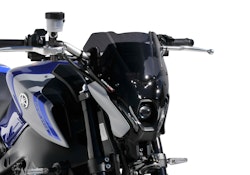 ERMAX Naked-Bike-Scheibe Acrylic durchsichtig Schwarz getönt für YAMAHA MT-09 / SP