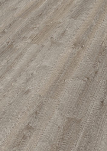 HANDMUSTER MEISTER Designboden MeisterDesign. flex DL 400 7140 Eiche Merino grau Porensynchron-Struktur