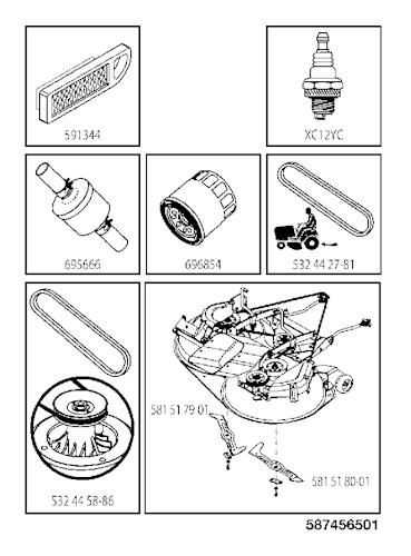 Husqvarna Gartentraktoren 960510125 TC 142