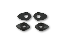 HIGHSIDER smart Montageplatten Indy Spacer Schwarz Für diverse Ducati