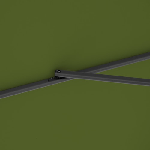 doppler Pendelschirm myZONE 210 x 210, Aluminium Anthrazit / 100 % Polyester 180 g/m²