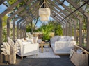 Palmako Gewächshaus / Pavillon / Glashaus Emilia 13,8  m² - 18 mm