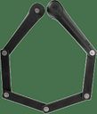 Vorschaubild Axa Faltschloss Fold 85 cm schwarz 2,5" Mod. 25