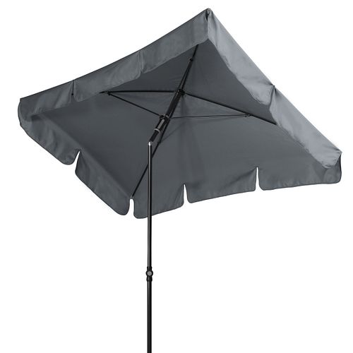 doppler Mittelmastschirm SUNLINE 225 x 120 Waterproof, Stahl Anthrazit / 100 % Polyester 180 g/m²
