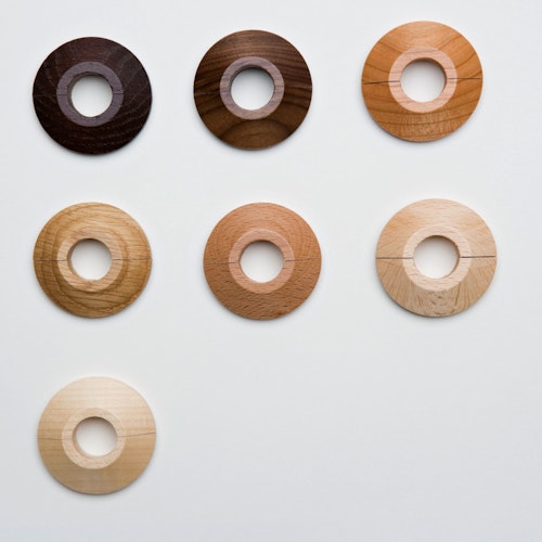 MeisterWerke Heizkörper-Rosetten Kirschbaum amerik. 014-Echtholz/Massiv