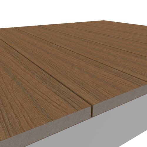 NewTechWood Universal WPC-Terrassendiele Massiv 23 x 138 x 3000 mm