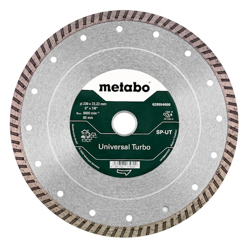 Metabo Diamanttrennscheibe 230x22,23mm"SP-UT"Universal Turbo "SP"