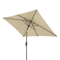 doppler Mittelmastschirm LIFE 250 x 200 Lift, Aluminium Anthrazit / 100 % Polyester 180 g/m²